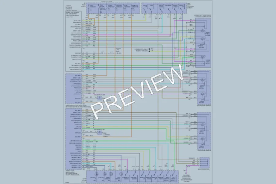 2000 Chevrolet Corvette Memory Systems wiring diagram preview
