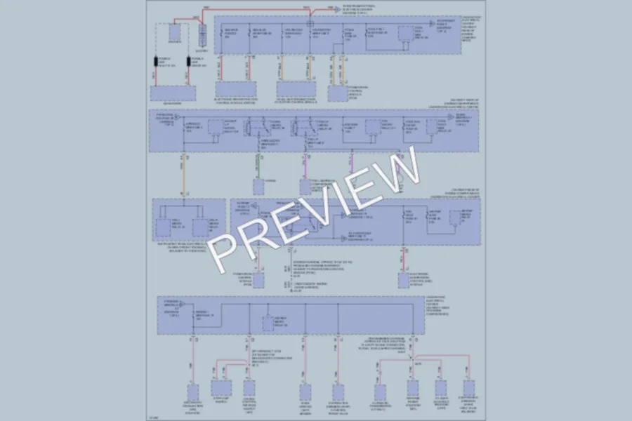 2000 Chevrolet Corvette Power Distribution wiring diagram preview