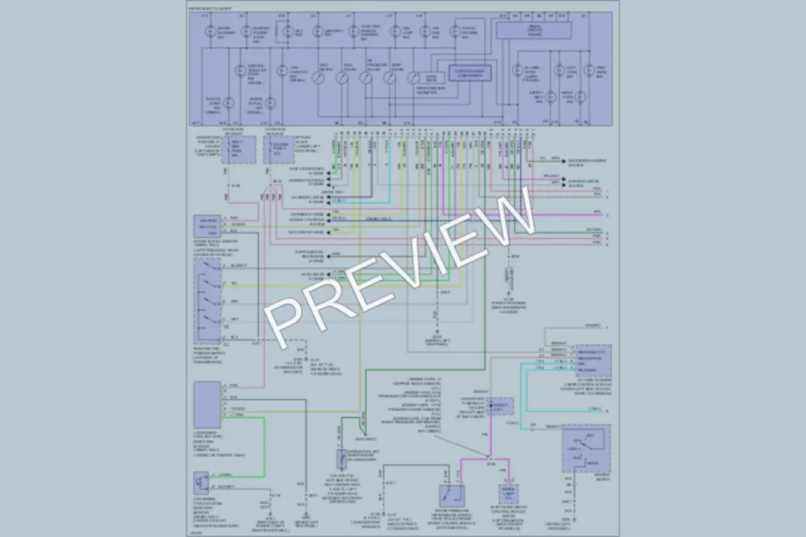 2000 Chevrolet G1500 Instrument Cluster wiring diagram preview