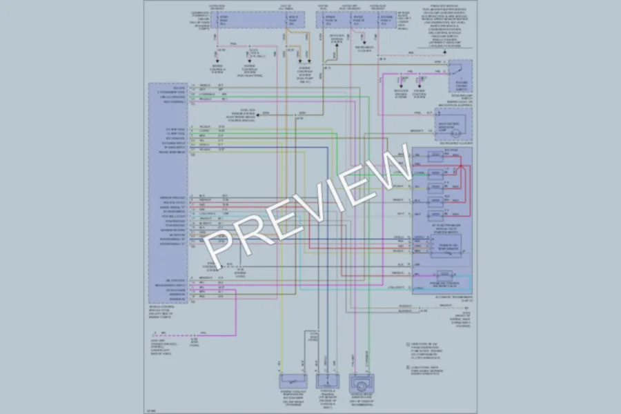 2000 Chevrolet G2500 Transmission wiring diagram preview