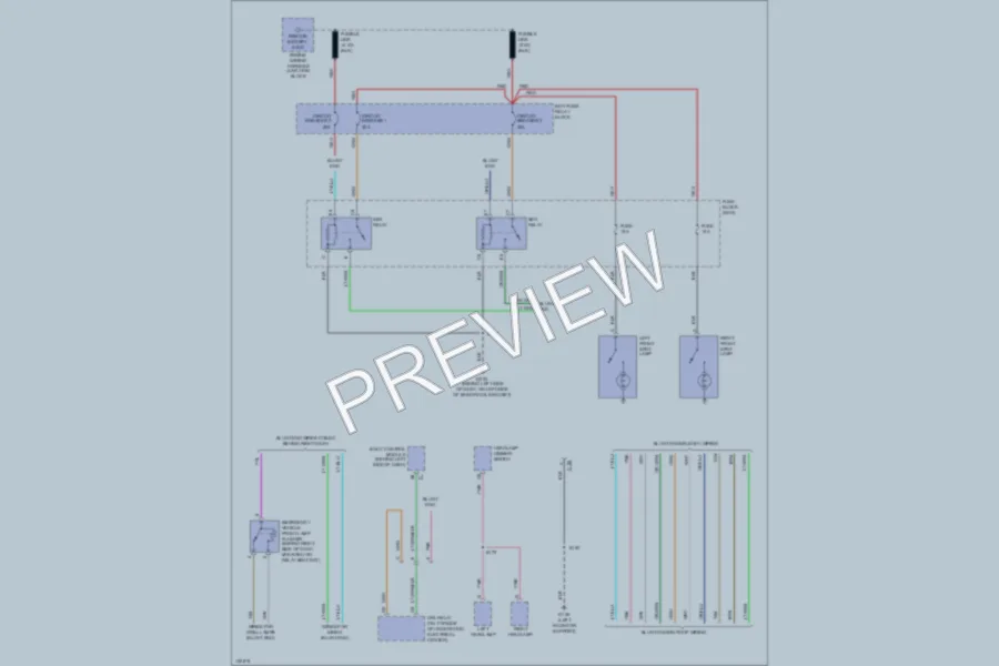 2000 Chevrolet Impala Exterior Lights wiring diagram preview