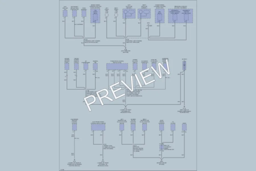 2000 Chevrolet Impala Ground Distribution wiring diagram preview