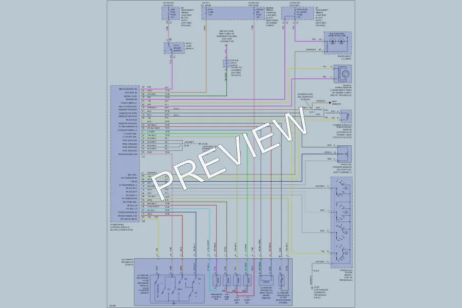 2000 Chevrolet Impala Transmission wiring diagram preview