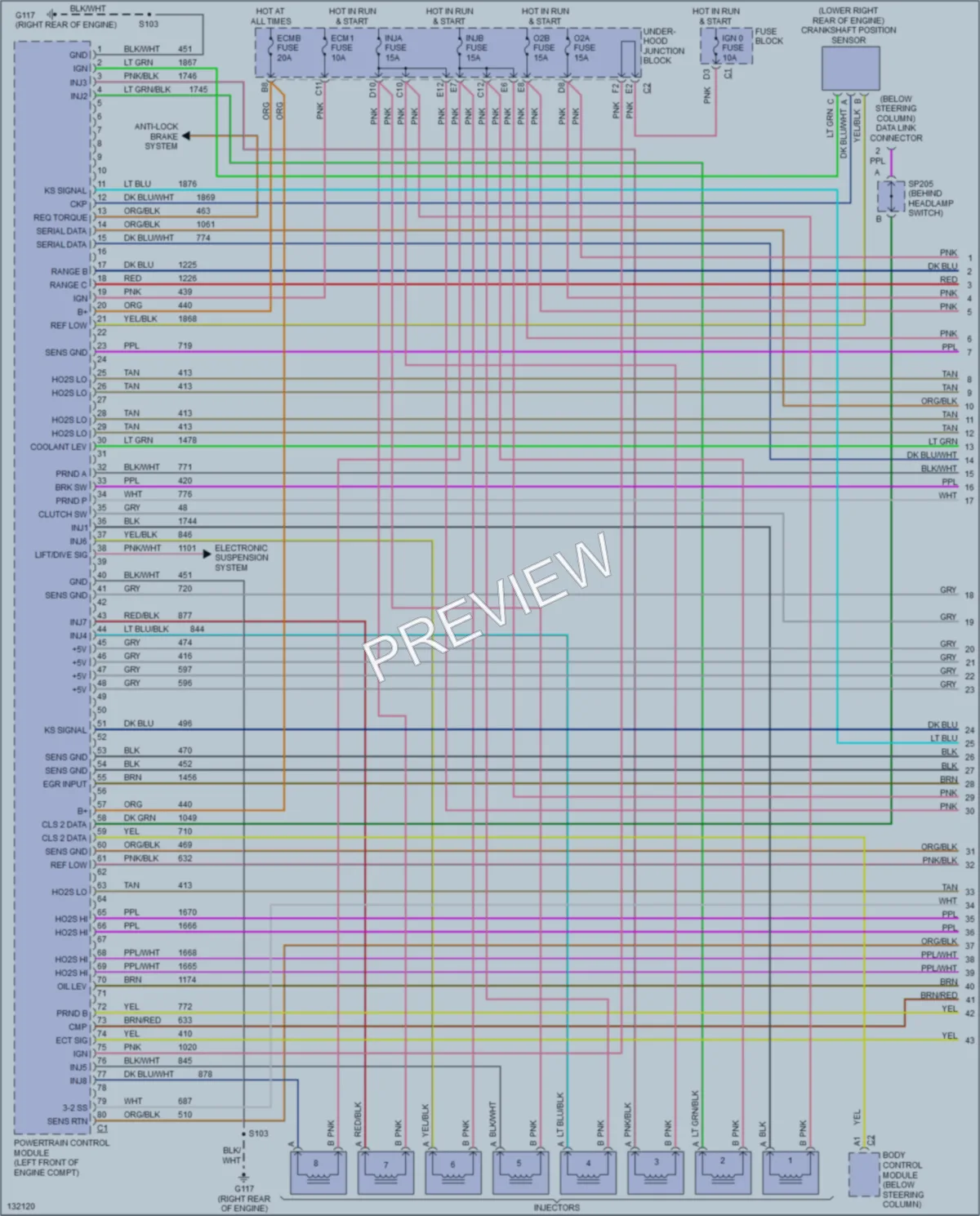 2000 Chevrolet C1500 Engine Performance wiring diagram preview