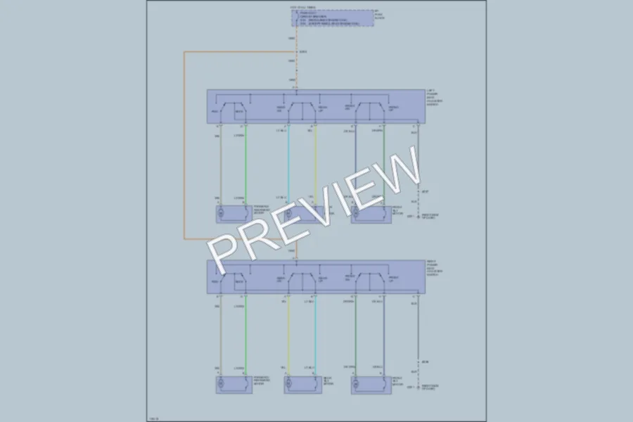 2000 Chevrolet K3500 Power Seats wiring diagram preview