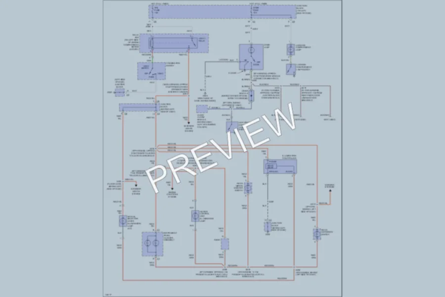 2000 Chevrolet Metro Interior Lights wiring diagram preview