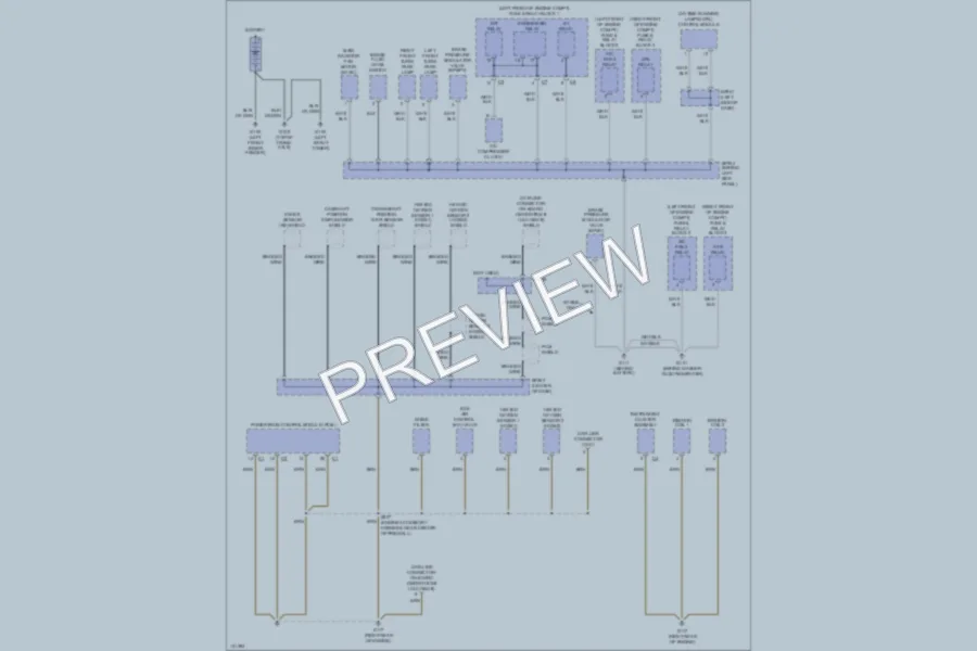2000 Chevrolet Prizm Ground Distribution wiring diagram preview