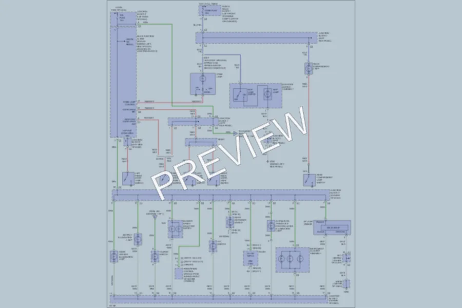2000 Chevrolet Prizm Interior Lights wiring diagram preview