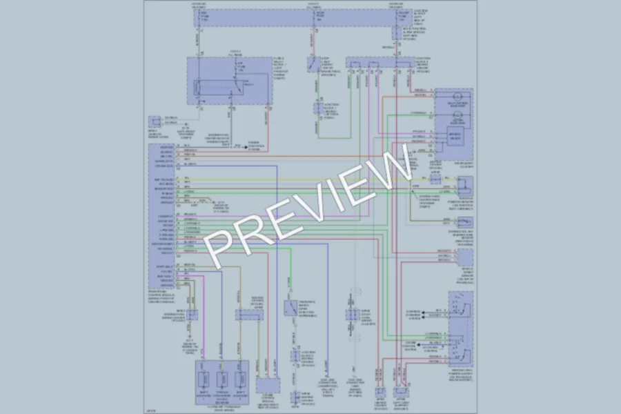 2000 Chevrolet Prizm Transmission wiring diagram preview