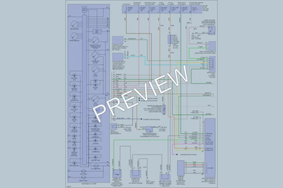 2000 Chevrolet S10 Instrument Cluster wiring diagram preview