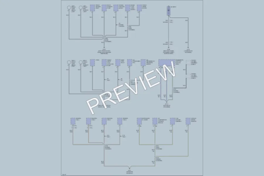 2000 Chevrolet Tracker Ground Distribution wiring diagram preview