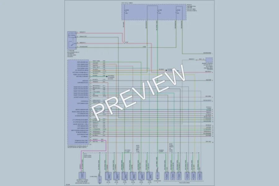 2000 Chrysler 300M Engine Performance wiring diagram preview