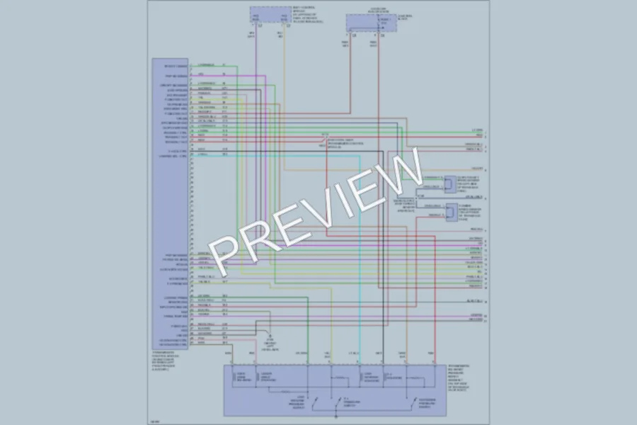 2000 Chrysler 300M Transmission wiring diagram preview