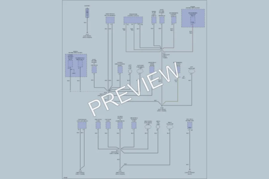 2000 Chrysler Cirrus Ground Distribution wiring diagram preview