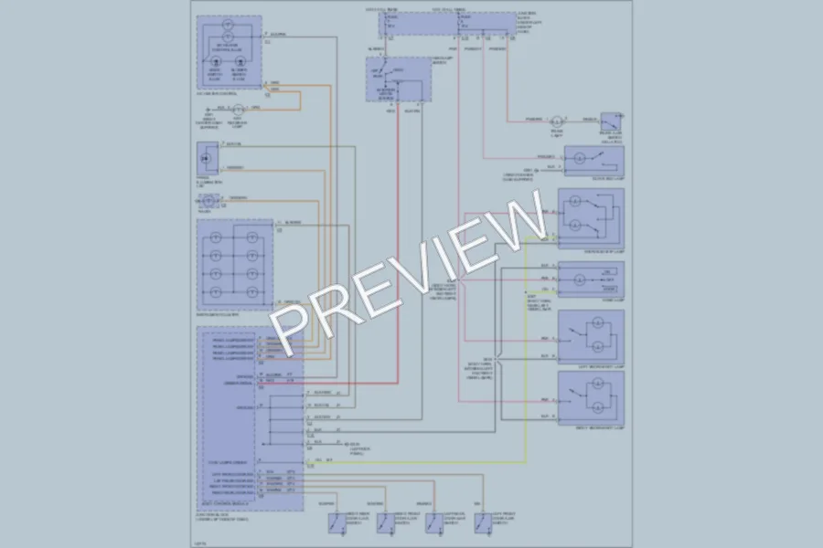 2000 Chrysler Cirrus Interior Lights wiring diagram preview