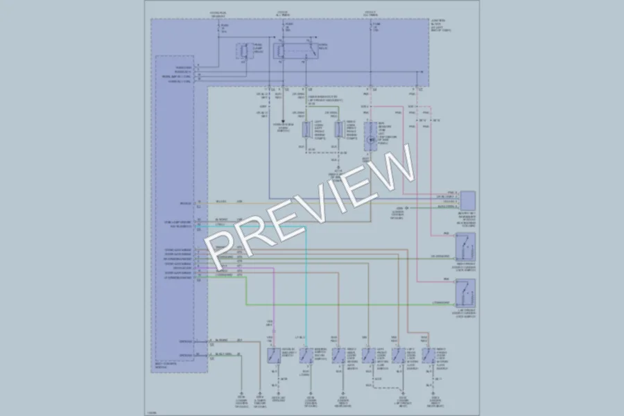 2000 Chrysler Concorde Anti Theft wiring diagram preview