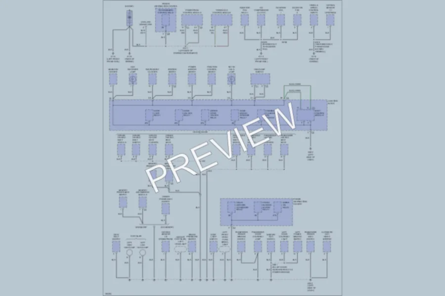 2000 Chrysler GrandVoyager Ground Distribution wiring diagram preview