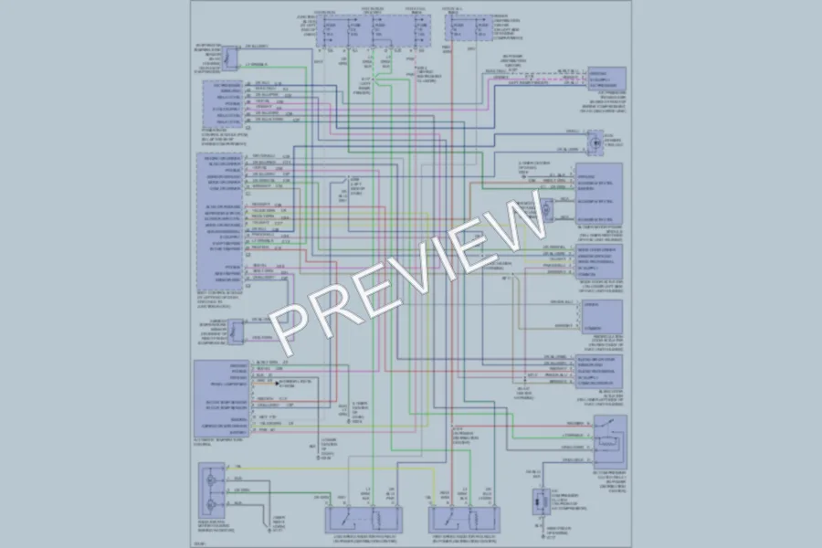 2000 Chrysler LHS Air Conditioning wiring diagram preview