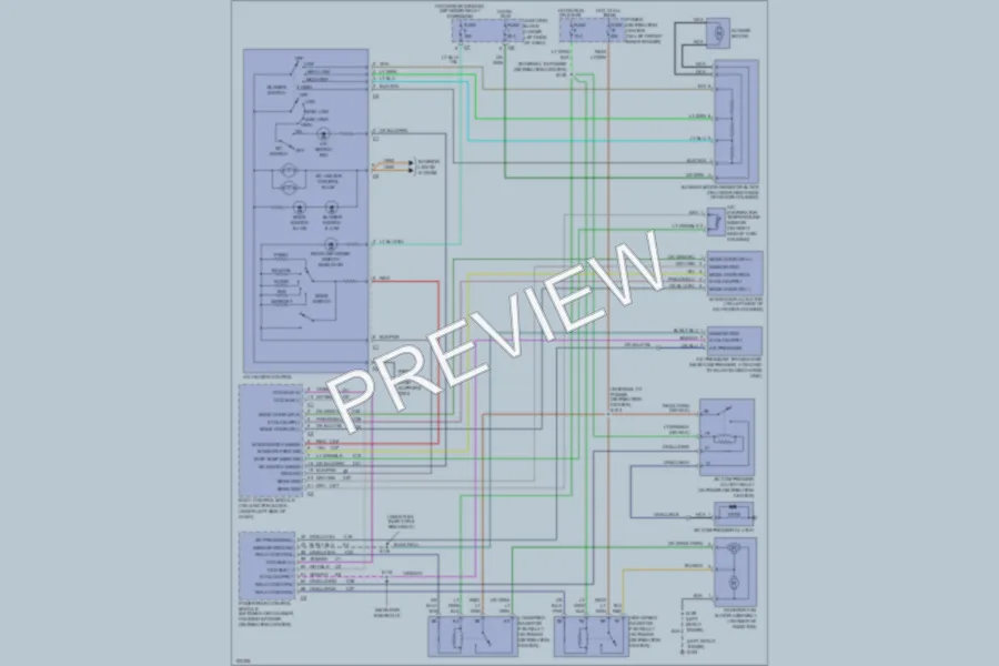 2000 Chrysler 2D Convertible Air Conditioning wiring diagram preview