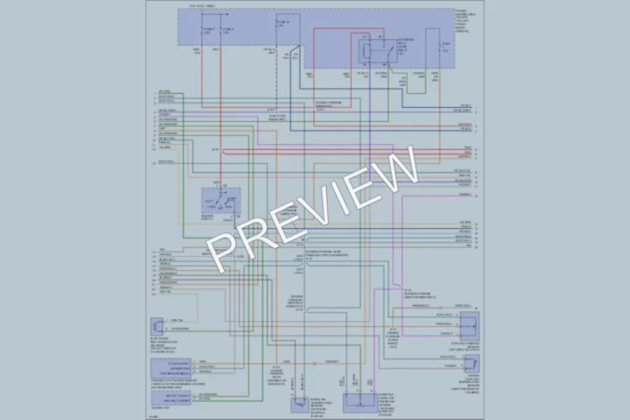 2000 Chrysler 2D Convertible Engine Performance wiring diagram preview