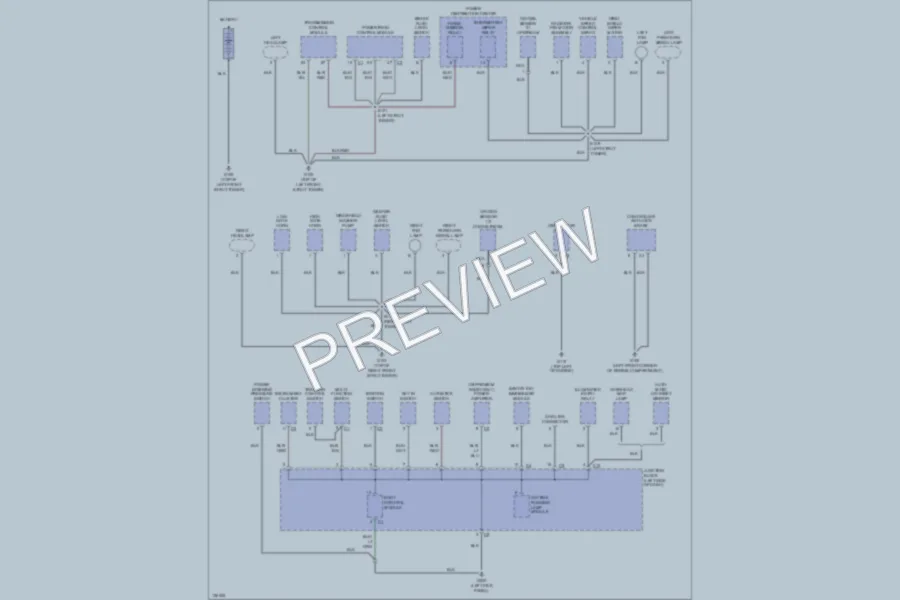 2000 Chrysler 2D Convertible Ground Distribution wiring diagram preview