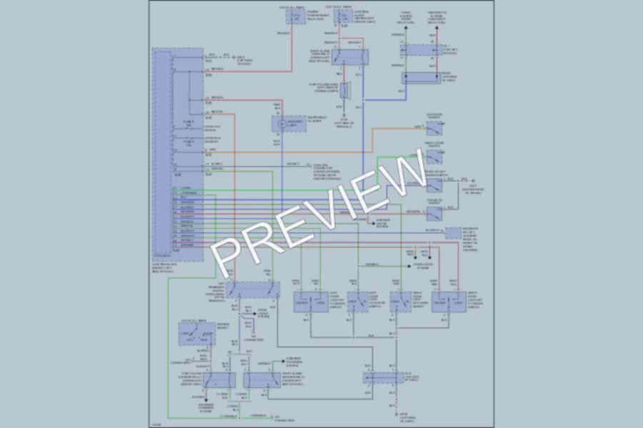 2000 Chrysler 2D Coupe Anti Theft wiring diagram preview