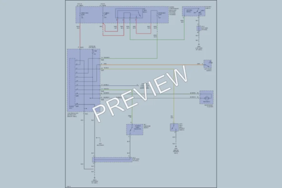 2000 Chrysler 2D Coupe Warning Systems wiring diagram preview