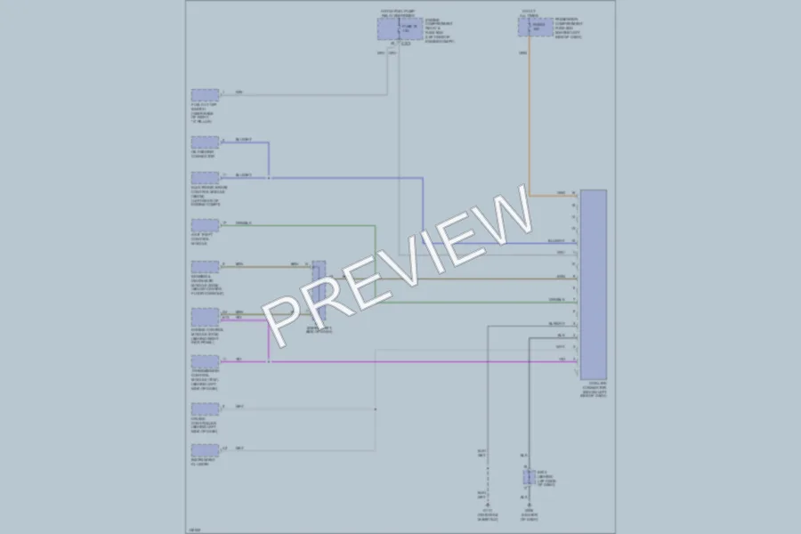 2000 Daewoo Leganza Computer Data Lines wiring diagram preview