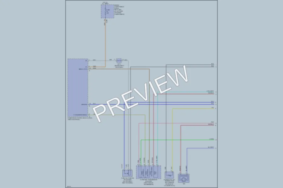 2000 Daewoo Nubira Transmission wiring diagram preview