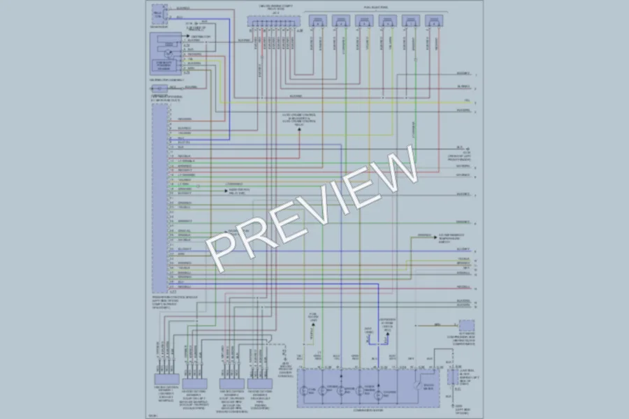 2000 Dodge Avenger Engine Performance wiring diagram preview