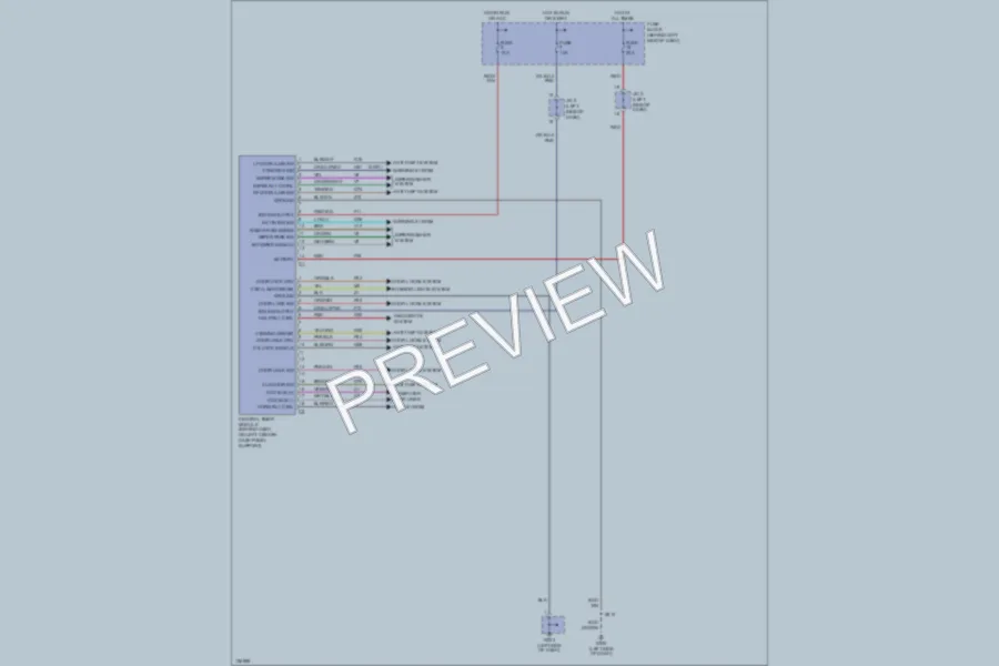 2000 Dodge B1500 Body Computer wiring diagram preview