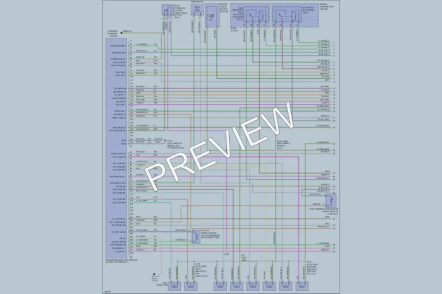 2000 Dodge B2500 Engine Performance wiring diagram preview