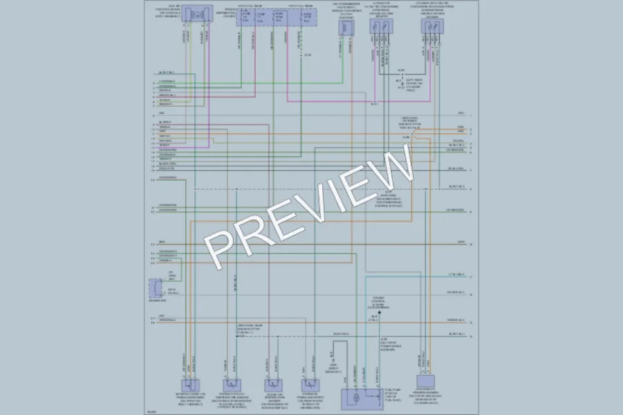 2000 Dodge B1500 Engine Performance wiring diagram preview