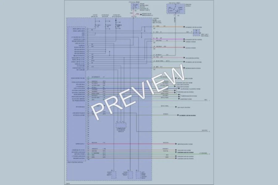 2000 Dodge Caravan Body Computer wiring diagram preview