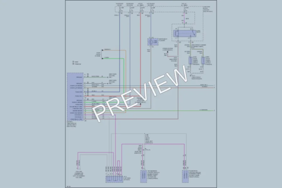 2000 Dodge Dakota Anti Theft wiring diagram preview