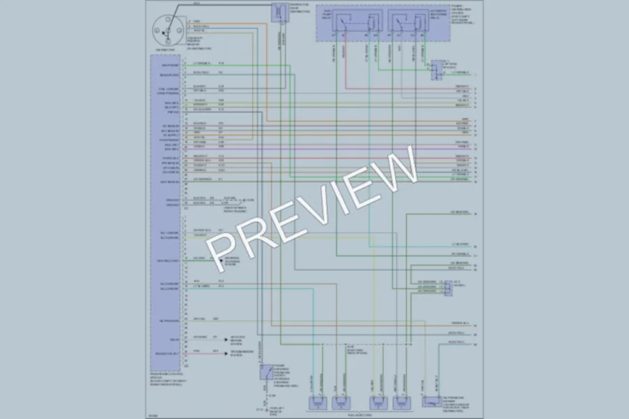 2000 Dodge Dakota Engine Performance wiring diagram preview