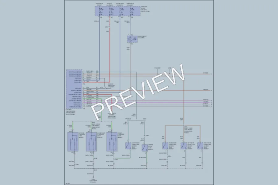 2000 Dodge Durango Anti Theft wiring diagram preview