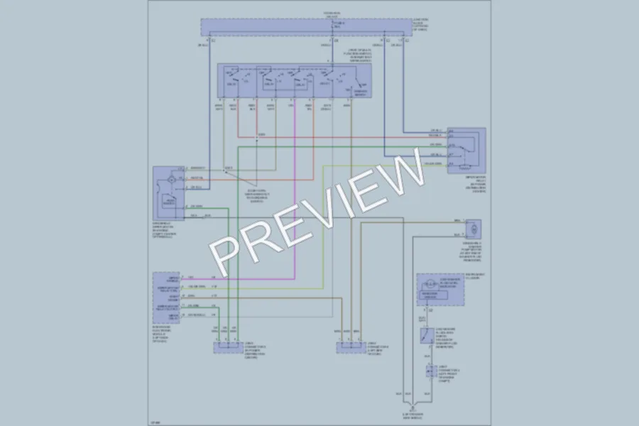 2000 Dodge R3500 Wiper Washer wiring diagram preview