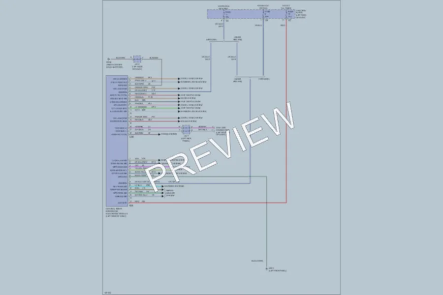 2000 Dodge R2500 Body Computer wiring diagram preview