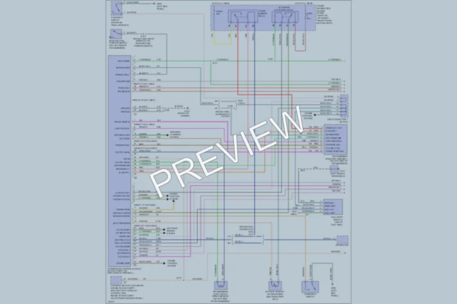 2000 Dodge R2500 Engine Performance wiring diagram preview
