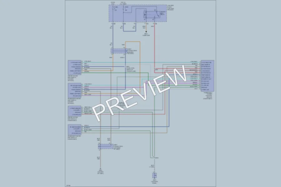 2000 Dodge R1500 Power Seats wiring diagram preview