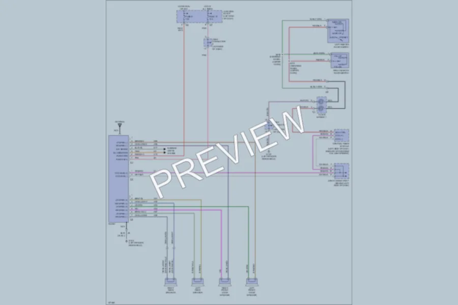 2000 Dodge R3500 Radio wiring diagram preview