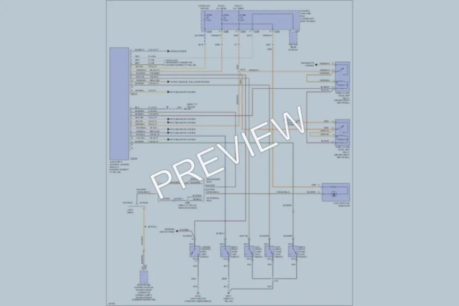 2000 Ford Contour Anti Theft wiring diagram preview
