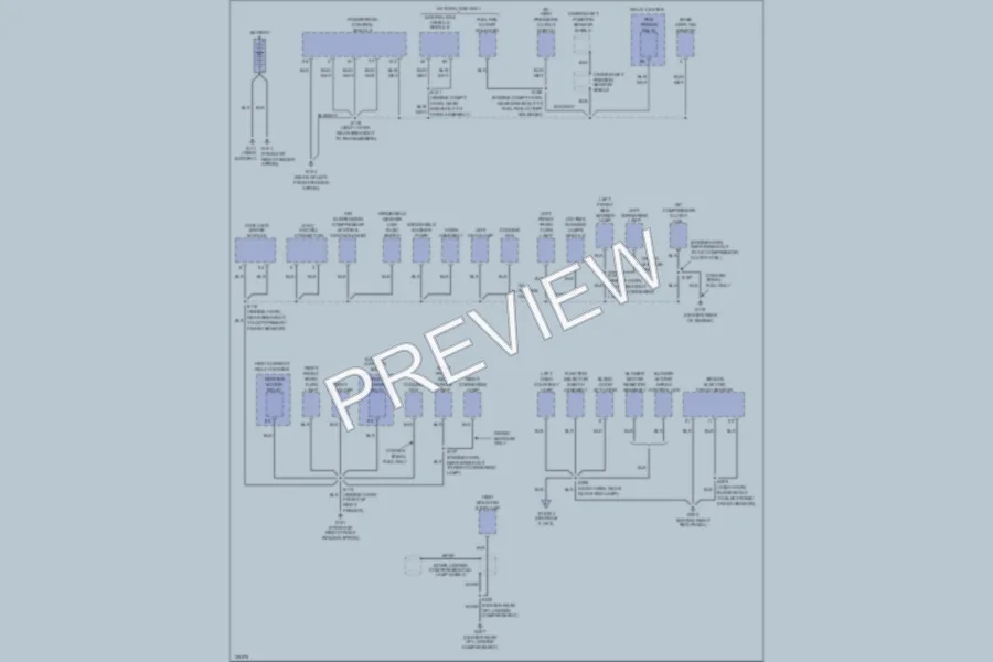 2000 Ford CrownVictoria Ground Distribution wiring diagram preview