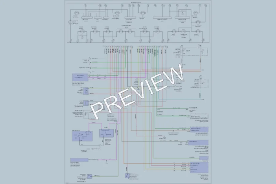 2000 Ford CrownVictoria Instrument Cluster wiring diagram preview