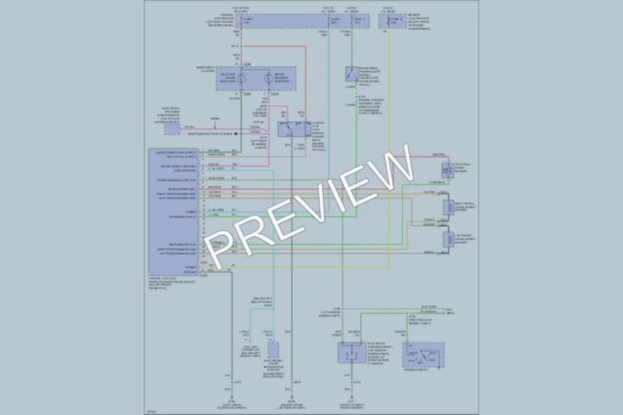 2000 Ford E150 Anti Lock Brakes wiring diagram preview