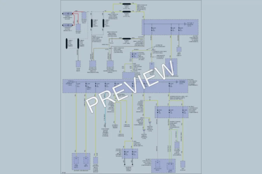 2000 Ford E150 Power Distribution wiring diagram preview