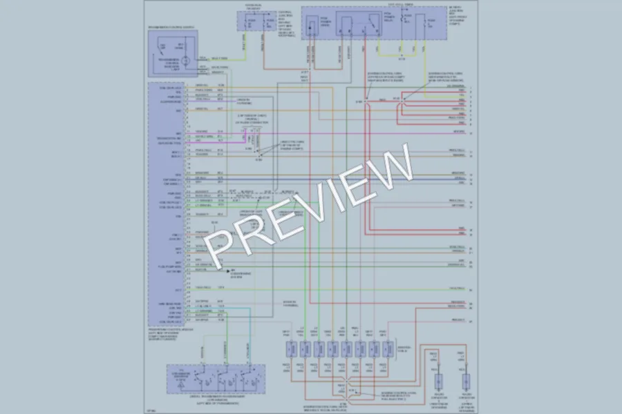 2000 Ford E350 Super Duty Engine Performance wiring diagram preview