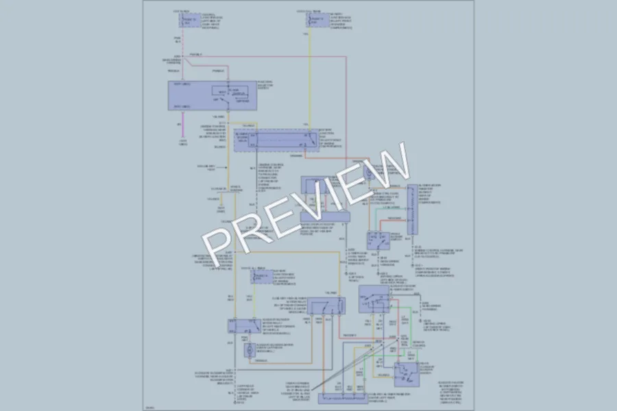 2000 Ford E150 Air Conditioning wiring diagram preview