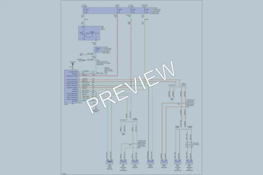 2000 Ford E350 Super Duty Radio wiring diagram preview